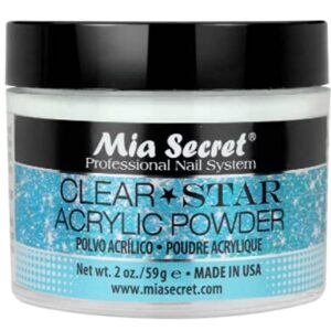 Mia Secret Clear ⭐️ Star Acrylic Powder 2oz/59g