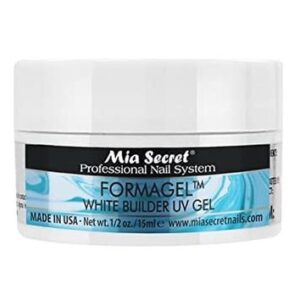 Mia Secret Formagel White Builder UV- Led Gel 1/2 oz./15ml
