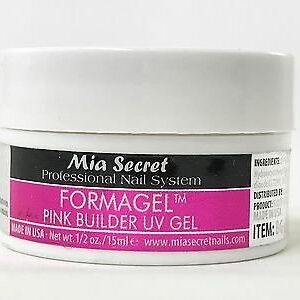 Mia Secret Formagel Pink Builder UV- Led Gel 1/2oz,-15ml