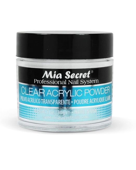 Mia Secret Clear Acrylic Powder 1oz/30g