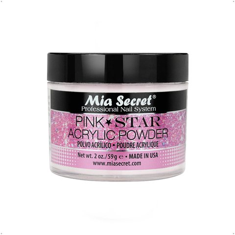 Mia Secret Pink ⭐️ Star Acrylic Powder 2oz/59g