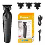 Kemei 2299 Trimmer, delineadora profesional inalámbrica para barberos y principiantes.