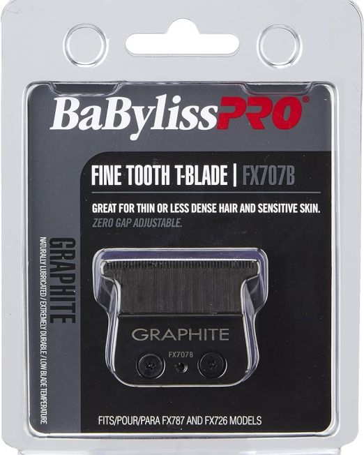 BabylissPRO Graphite Fine Tooth T-Blade
