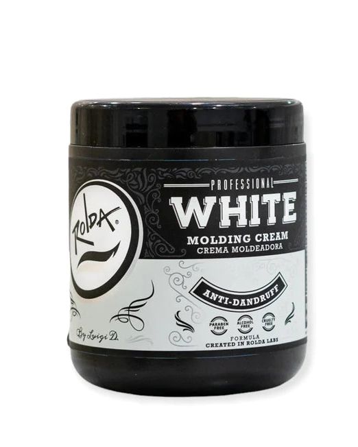 Crema Rolda White Molding con fijación media y acabado natural para estilizado masculino`
