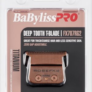 BabylissPRO Deep Tooth T-Blade FX707RG2 Titanium