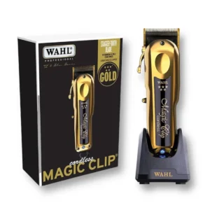 Wahl Professional Cordless Magic Clip Gold, clipper inalámbrica dorada para barberos profesionales en Puerto Rico