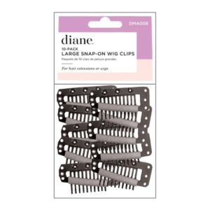 Diane 10 pack Large Snap-On Wig Clips