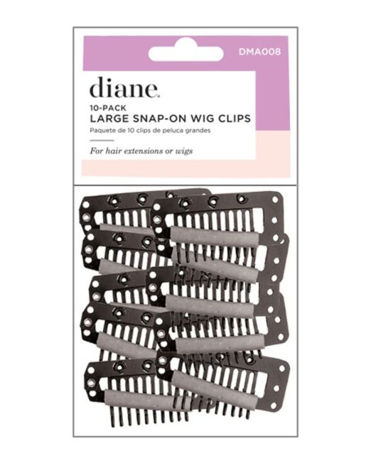 Diane 10 pack Large Snap-On Wig Clips