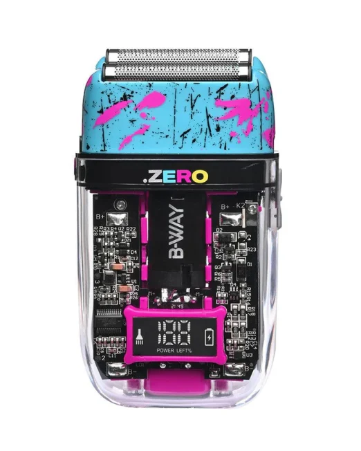 Afeitadora profesional Shaver Bway Zero, ideal para acabados al ras y delineados perfectos.