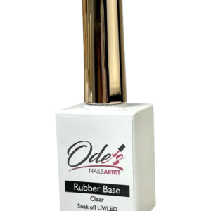 Rubber Base Clear Ode’s Beauty – Base transparente profesional para uñas 15ml