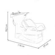 Dompel Shampoo Bowl Champ Fijo