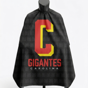 Capas de barbería BSN, Gigantes de Carolina, o Barber & Beauty Supply PR