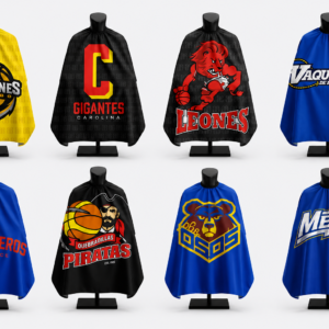 Capas de barbería BSN inspiradas en los equipos del Baloncesto Superior Nacional de Puerto Rico